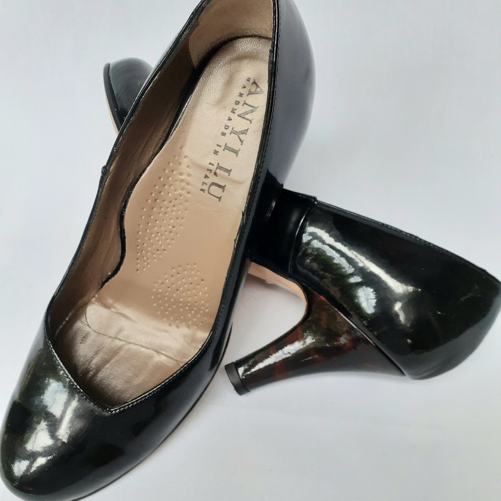 Anti Lu italian pumps tortoise heel